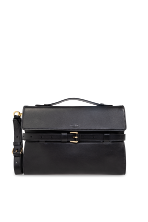 Preto Leather shoulder bag MCM - Vitkac Brazil